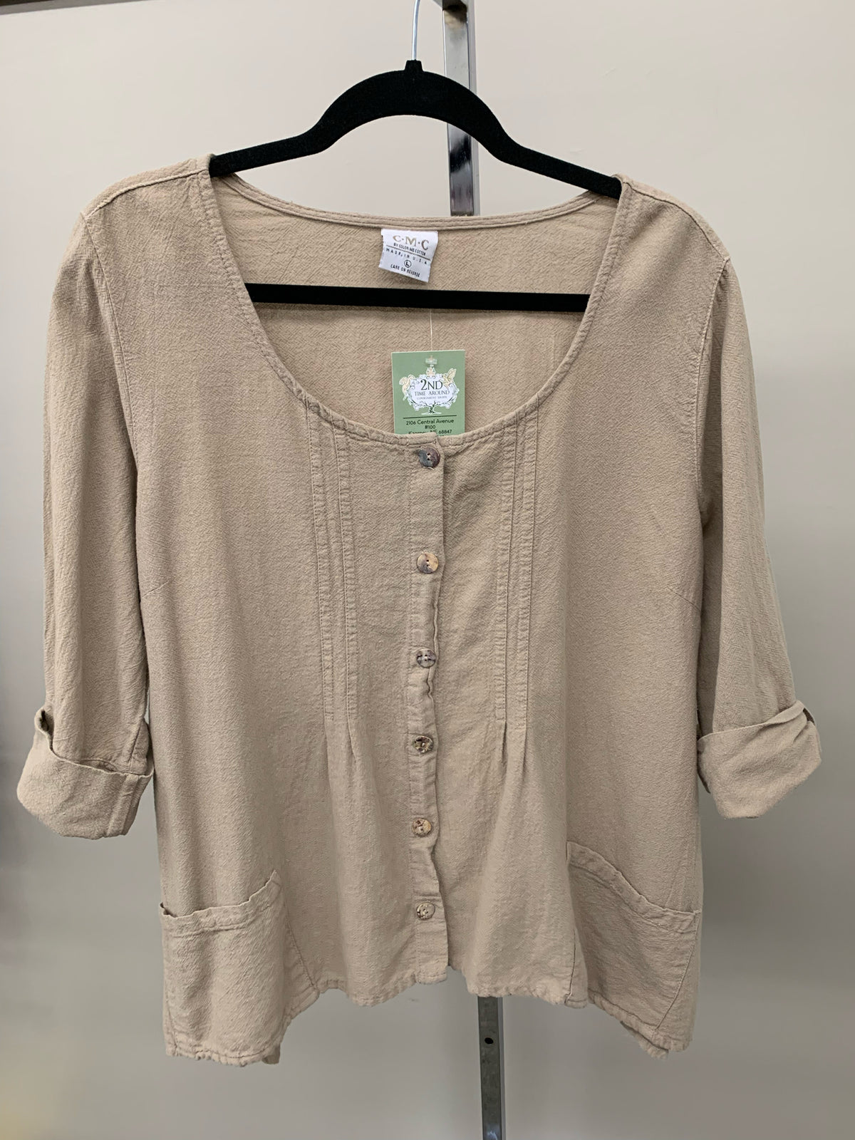 Size L CMC by Color Me Cotton Blouse