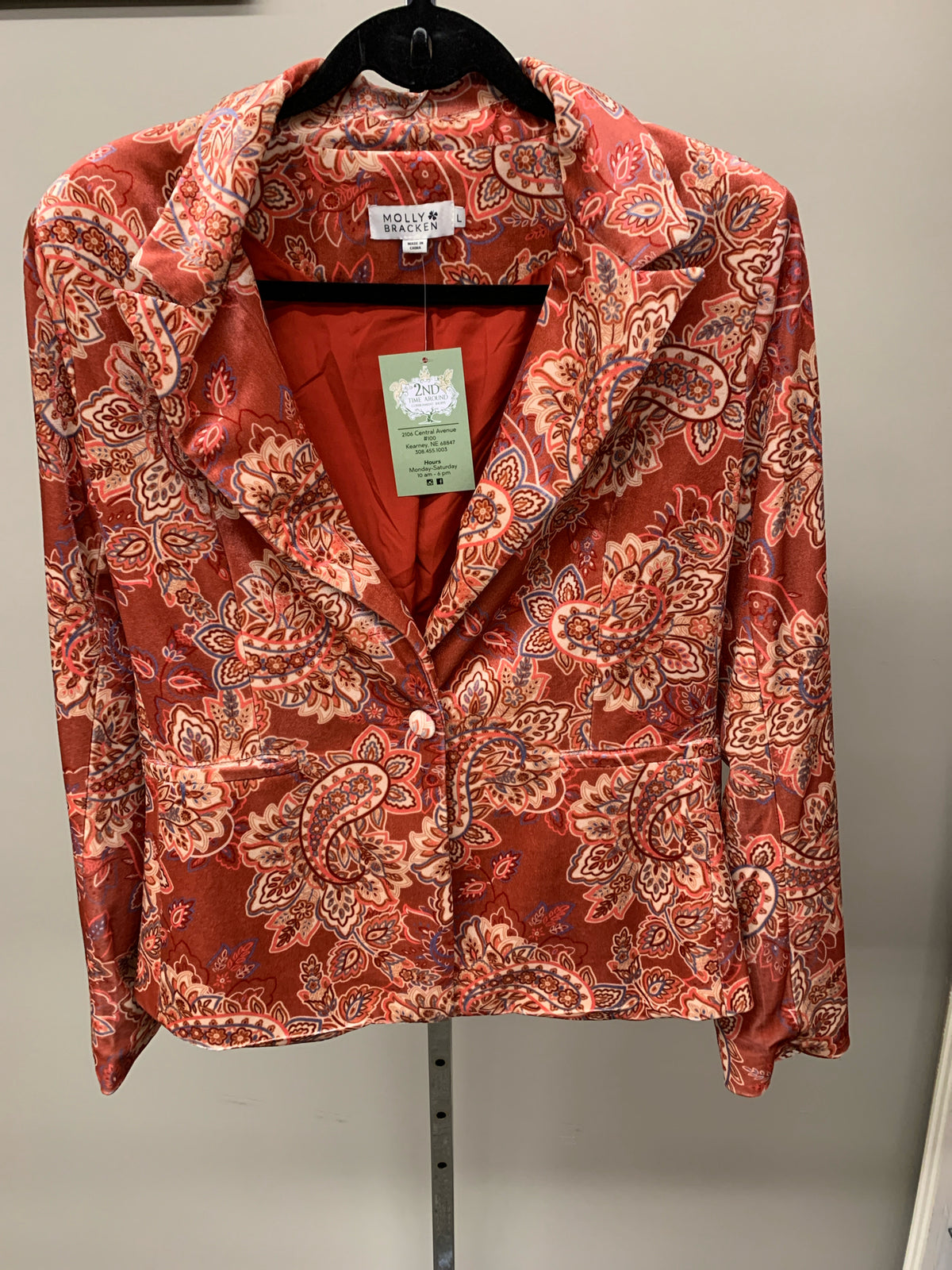 Molly Bracken Size L Blazer